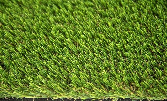 গুণ  High Density Hybrid Artificial Grass Indoor / Outdoor Landscaping For Pets Mats 35mm Excellent Water Permeability কারখানা
