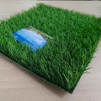 গুণ  Straight Plus Curved Non Infill Artificial Turf 43mm Low Maintenance Wear Resistant High Permeablity কারখানা