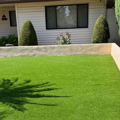 40 মিমি সবুজ উচ্চ ঘনত্ব ল্যান্ডস্কেপ কৃত্রিম Astroturf জন্য ল্যান্ডস্কেপিং বাগান বিনোদন স্থান