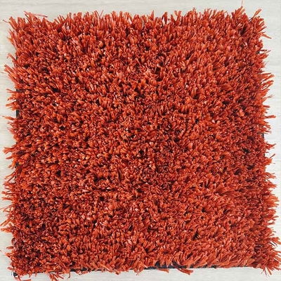 ইট লাল টেনিস কৃত্রিম ঘাস 6300 Dtex 25mm জাল ঘাস মাল্টি ফাংশনাল কম রক্ষণাবেক্ষণ