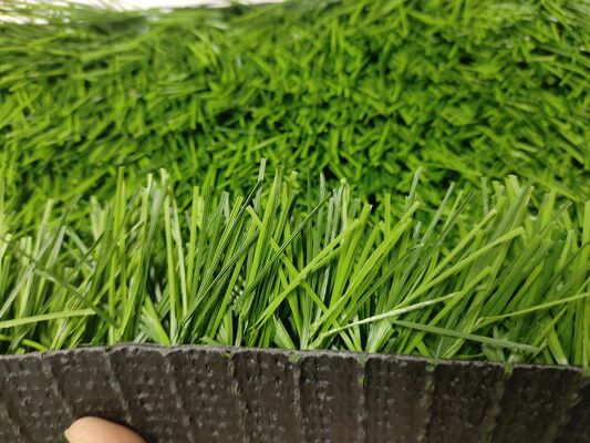 পাইকারি এবং বিতরণকারীদের জন্য পেশাদার মাঠের জন্য উচ্চ অভ্যন্তরীণতা এবং 50 মিমি পিল উচ্চতা সহ বাইকোলার ফুটবল কৃত্রিম ঘাস