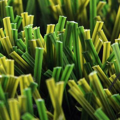 ফিফা অনুমোদিত পিই কৃত্রিম তৃণভূমি ফুটবল মাঠের জন্য 1.5 মিমি পিল প্রস্থ