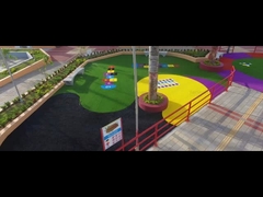 Patterned artificial grass